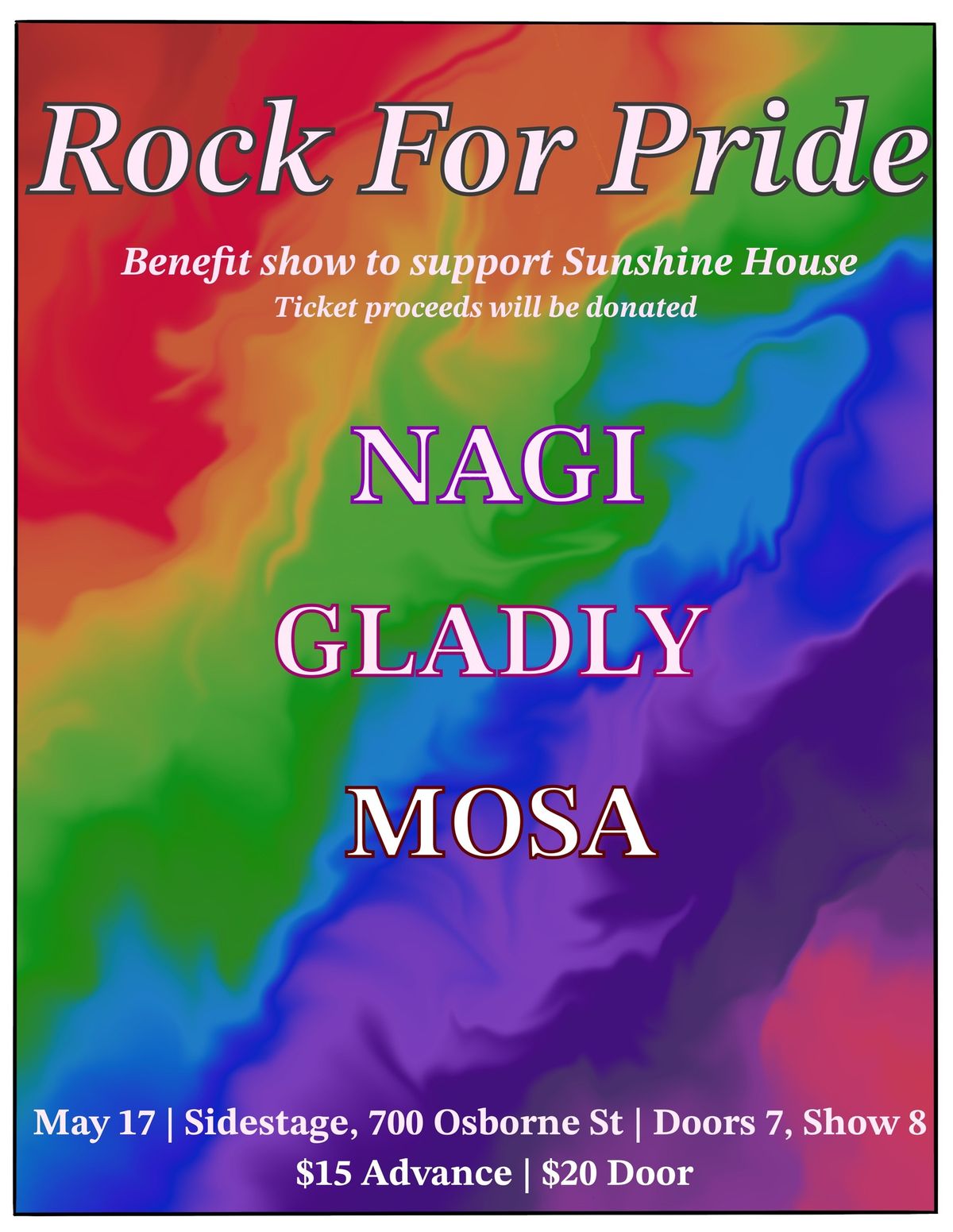 Rock for Pride \ud83e\udd18\ud83c\udff3\ufe0f\u200d\ud83c\udf08\ud83e\udd18NAGI - GLADLY - MOSA