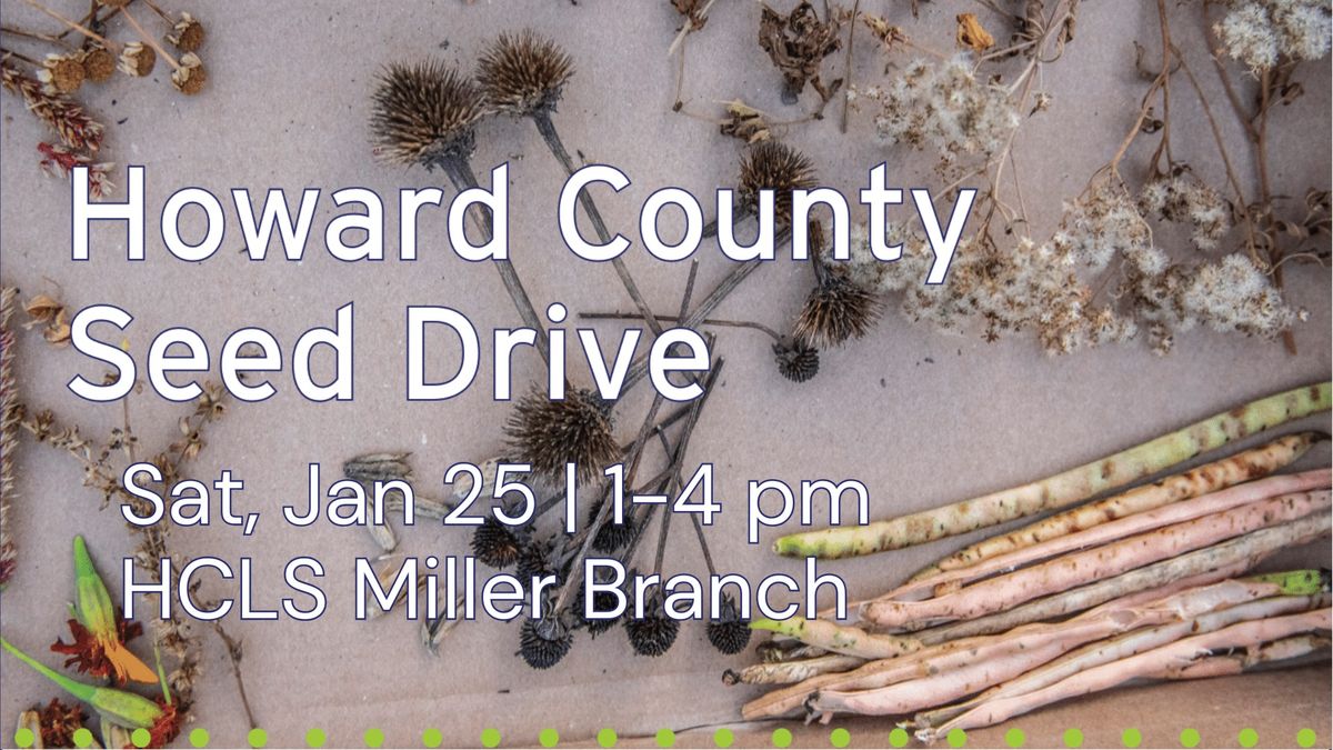 Howard County Seed Drive