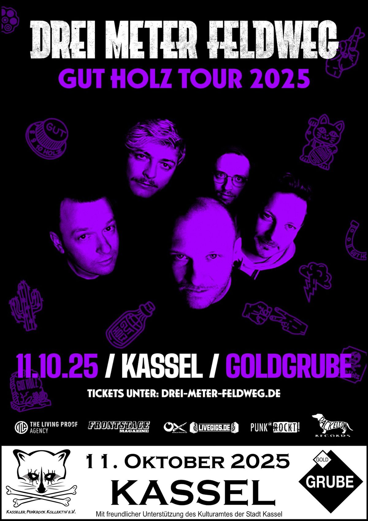 DREI METER FELDWEG + Special Guest @ Goldgrube Kassel