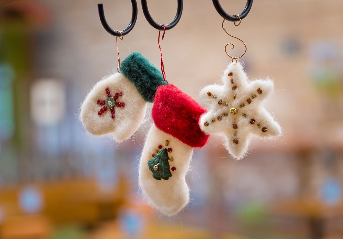 Needle Felted Ornaments