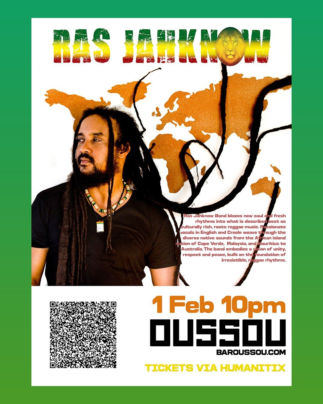 Ras Jahknow Band @ Bar Oussou!