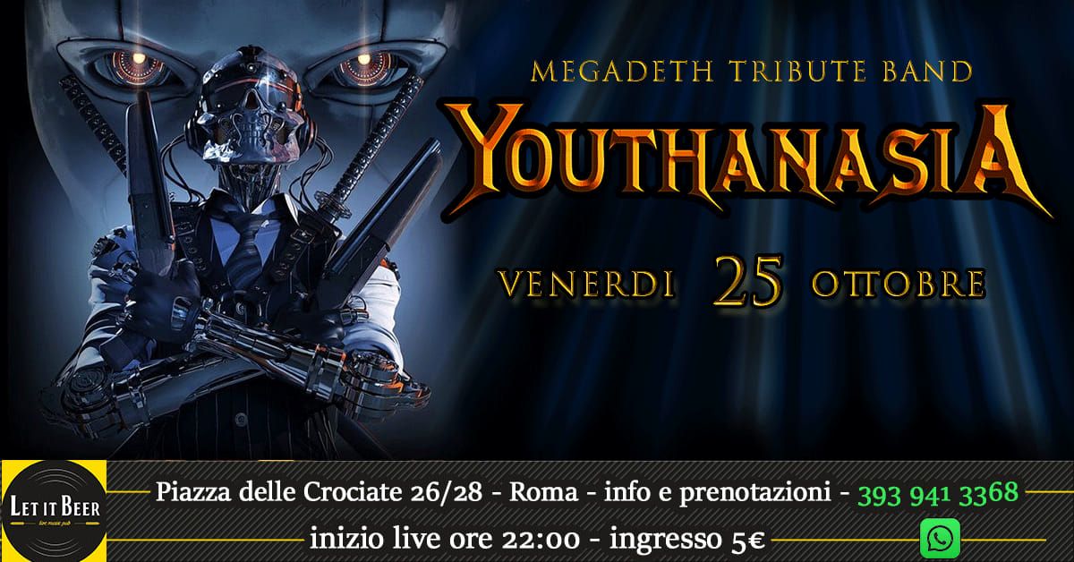 Youthanasia - Megadeth tribute - openin No Remorse ( Metallica ) live Let It Beer