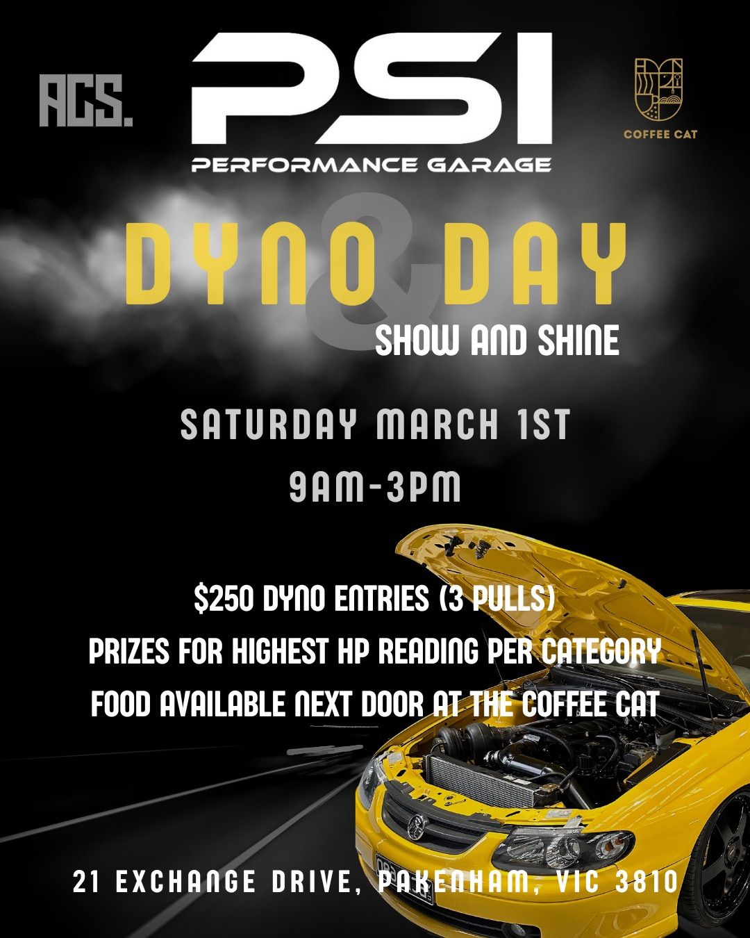 DYNO DAY SHOW & SHINE AT PSI PERFORMANCE x ACS 