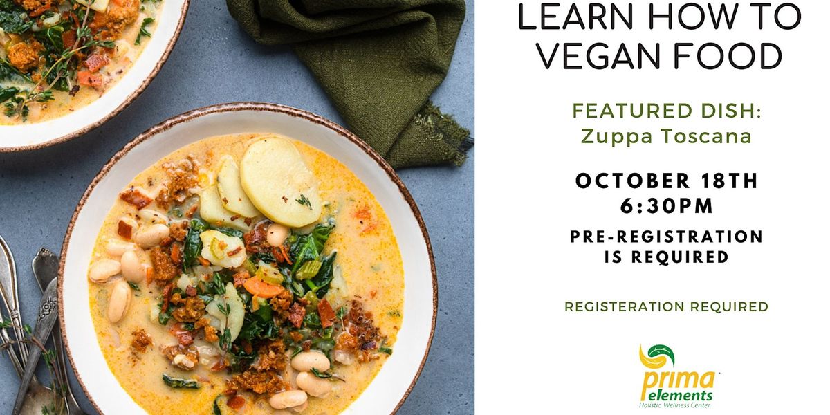 Learn to Cook VEGAN FOOD - Zuppa Toscana