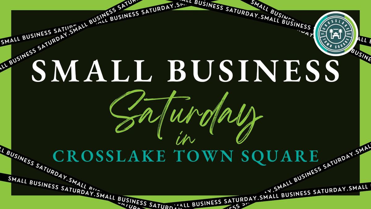 Small Business Saturday in Crosslake Town Square