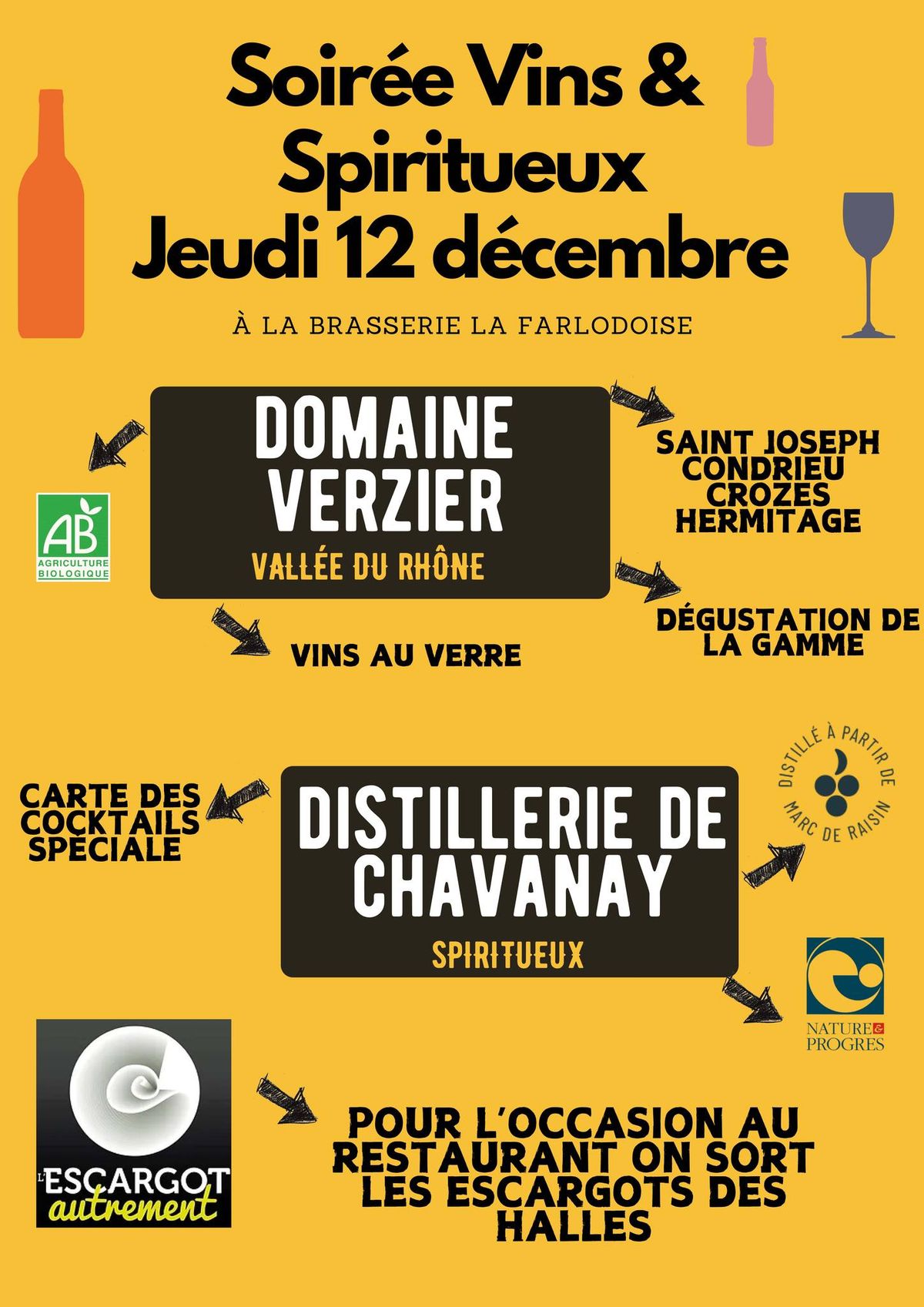 d\u00e9gustation Vins Verzier & Distillerie Chavanay