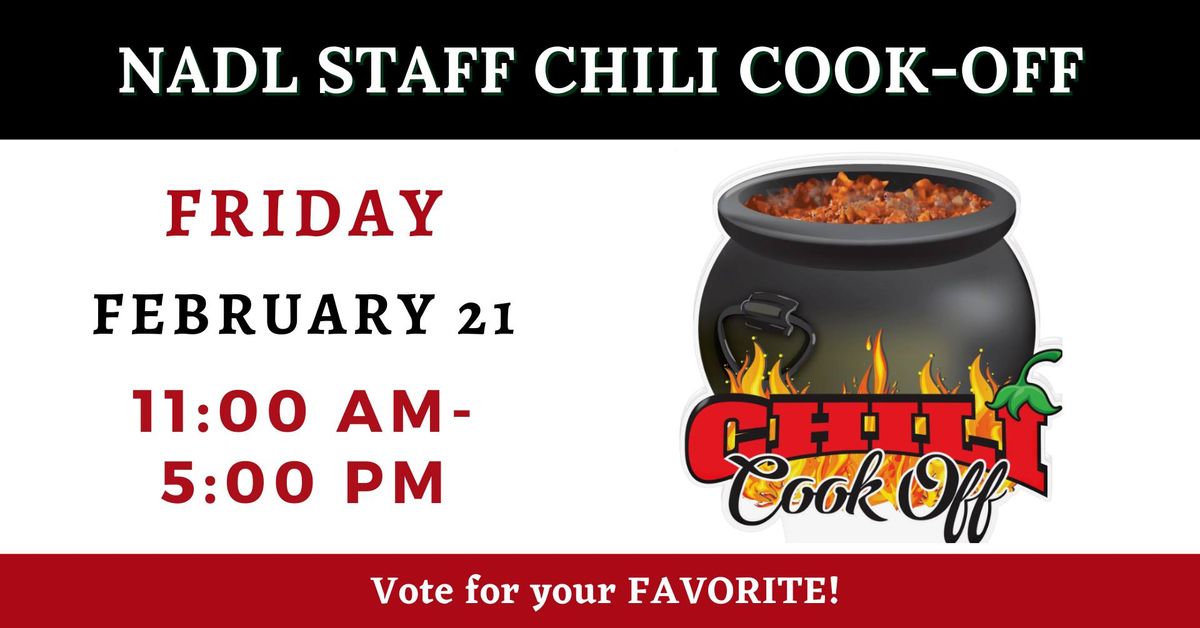 NADL Staff Chili Cook-Off