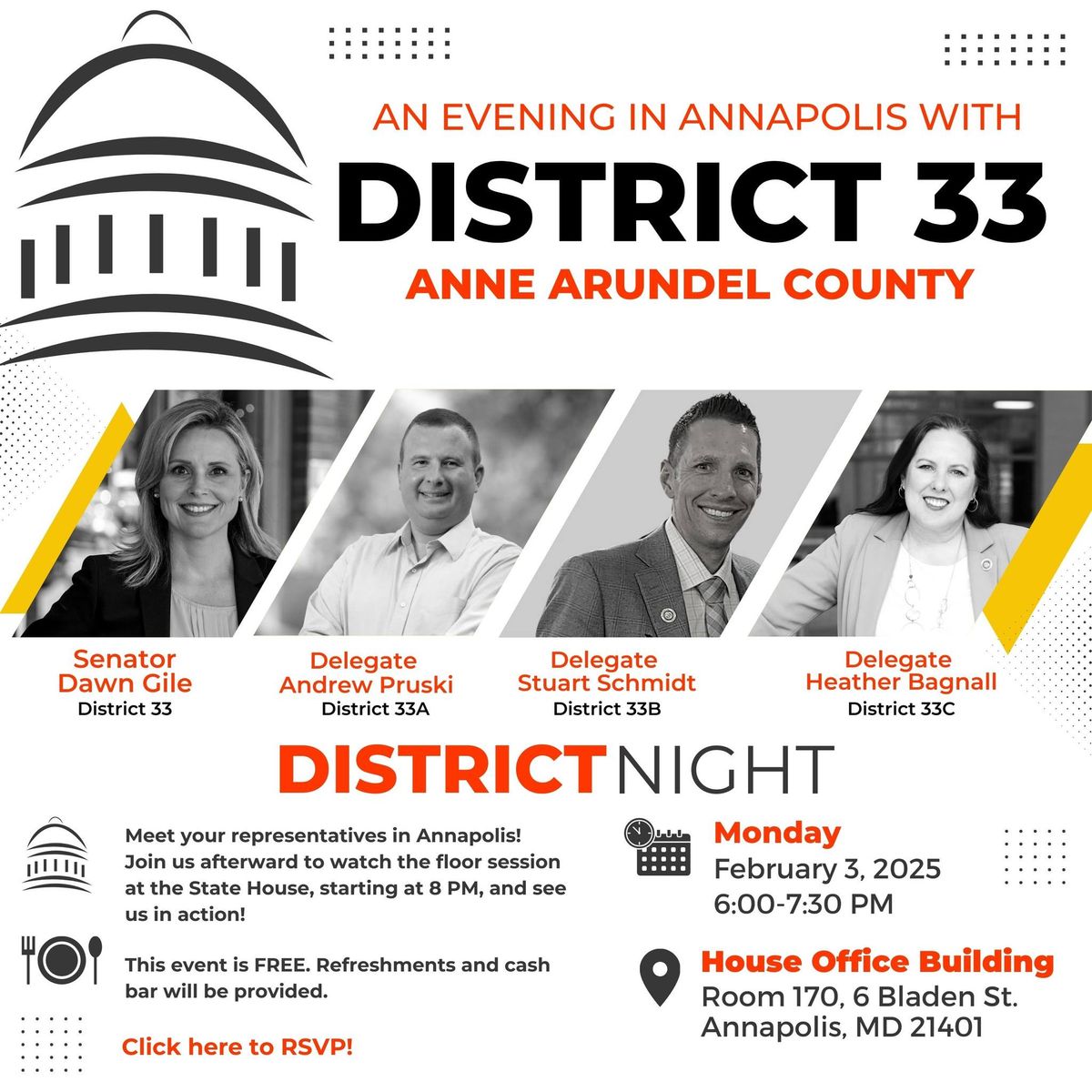 District 33 Night in Annapolis