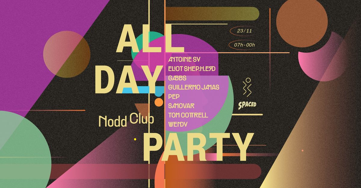 BinarySound x Spaced Anniversaries : All Day at Nodd Club