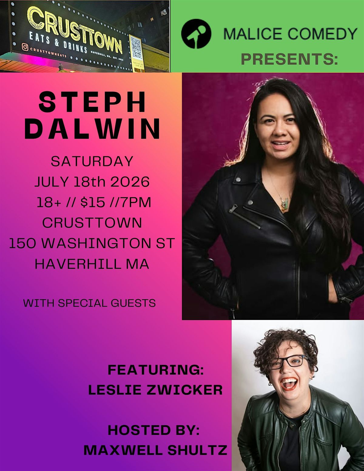 COMEDIAN STEPH DALWIN