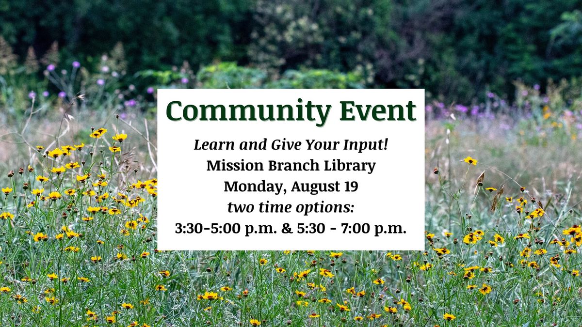 5:30 p.m. Community Event