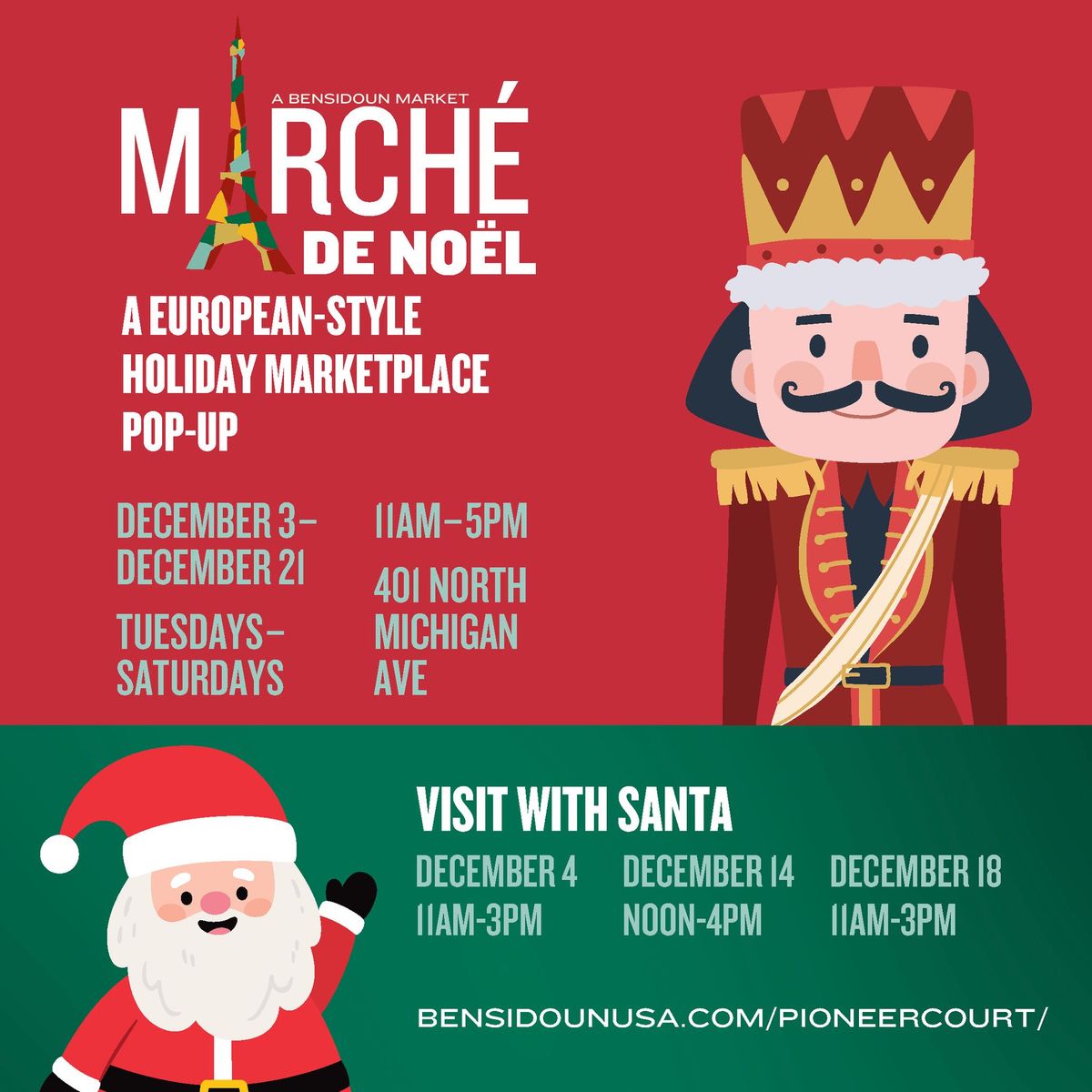 Marche De Noel - Visit with Santa