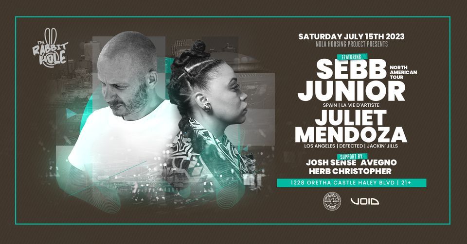 NOLA Housing Project Presents Sebb Junior & Juliet Mendoza, The Rabbit