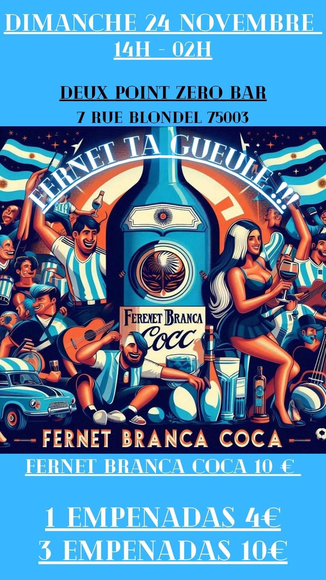 Soir\u00e9e Argentine - Fernet ta gueule !