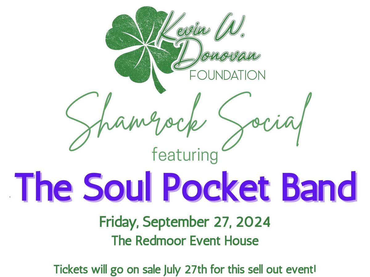 Shamrock Social fundraiser featuring Soul Pocket Band