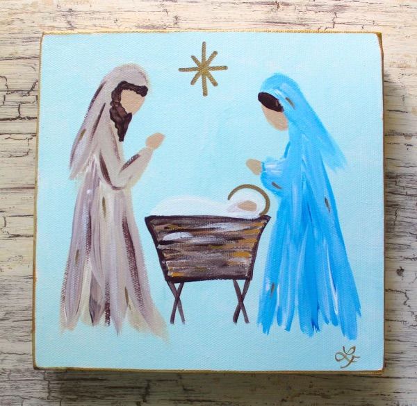 Nativity Painting Class  $35  9-30-24  6:30-8:30