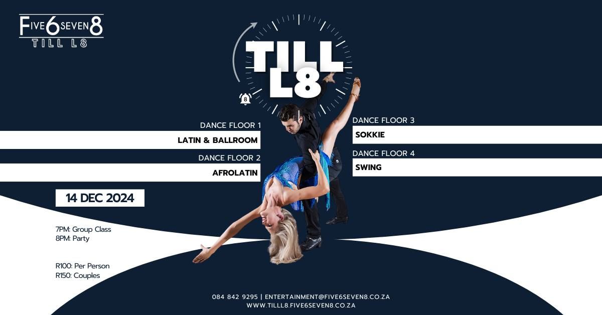 4 Dance Floors, Final Till 8 Dance Party of the year at Five6seven8 Dance Studio in Ferndale, JHB