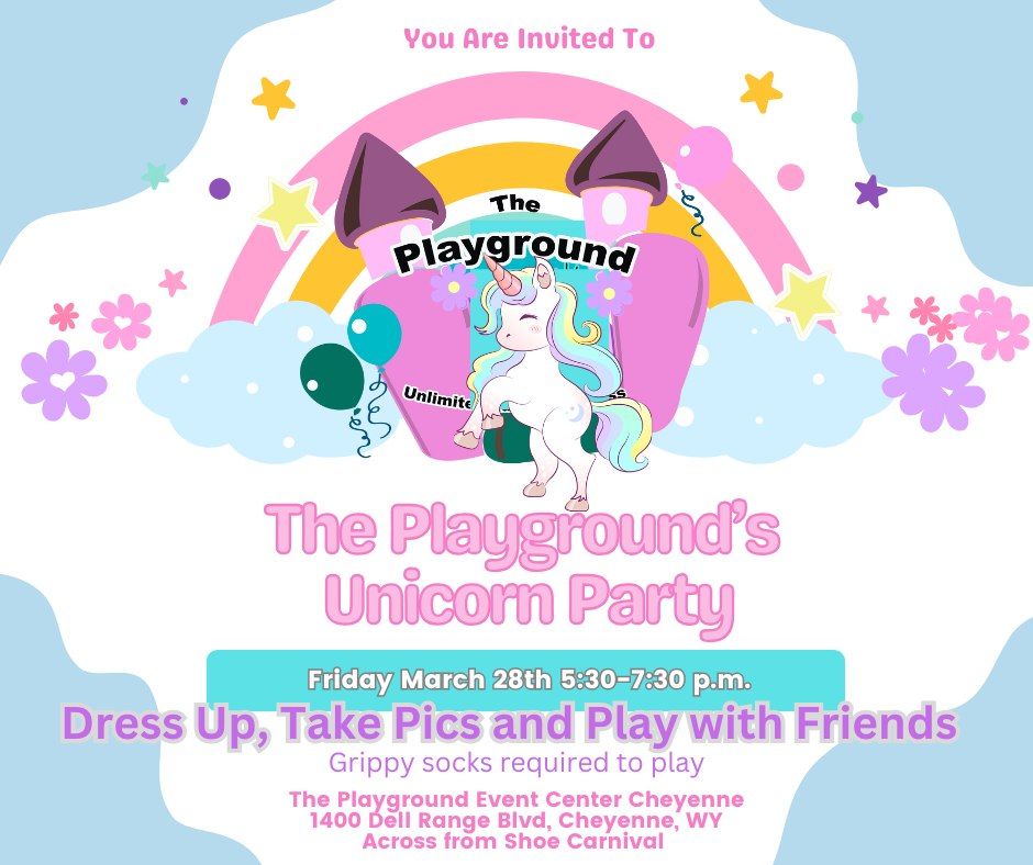 The Playground's Unicorn Party