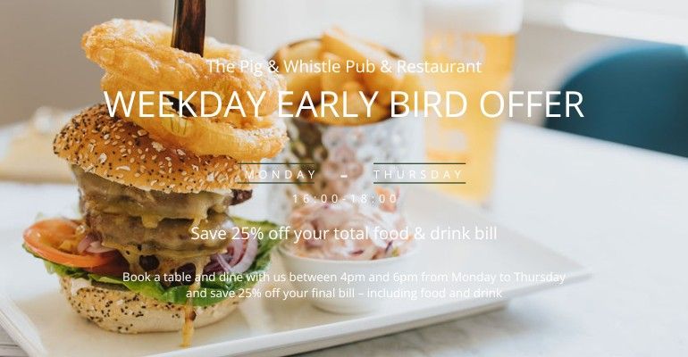 Weekday Early Bird Offer