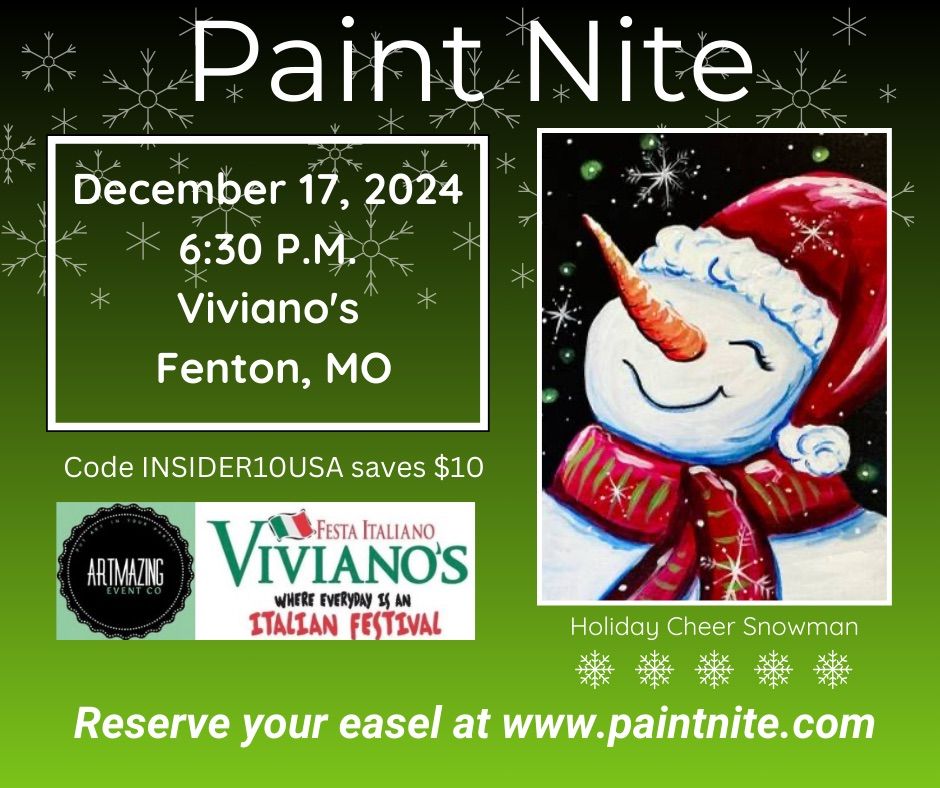 12\/17\/2024 Paint Nite at Viviano\u2019s in Fenton, MO