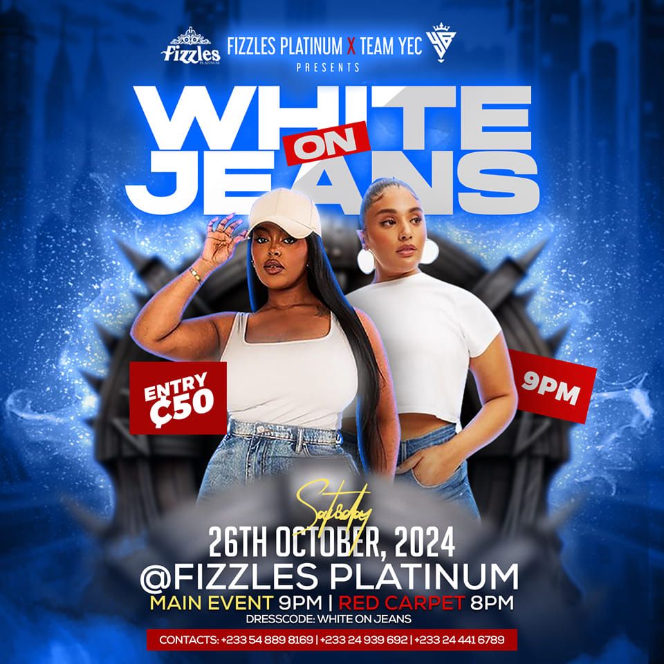 WHITE ON JEANS PARTY