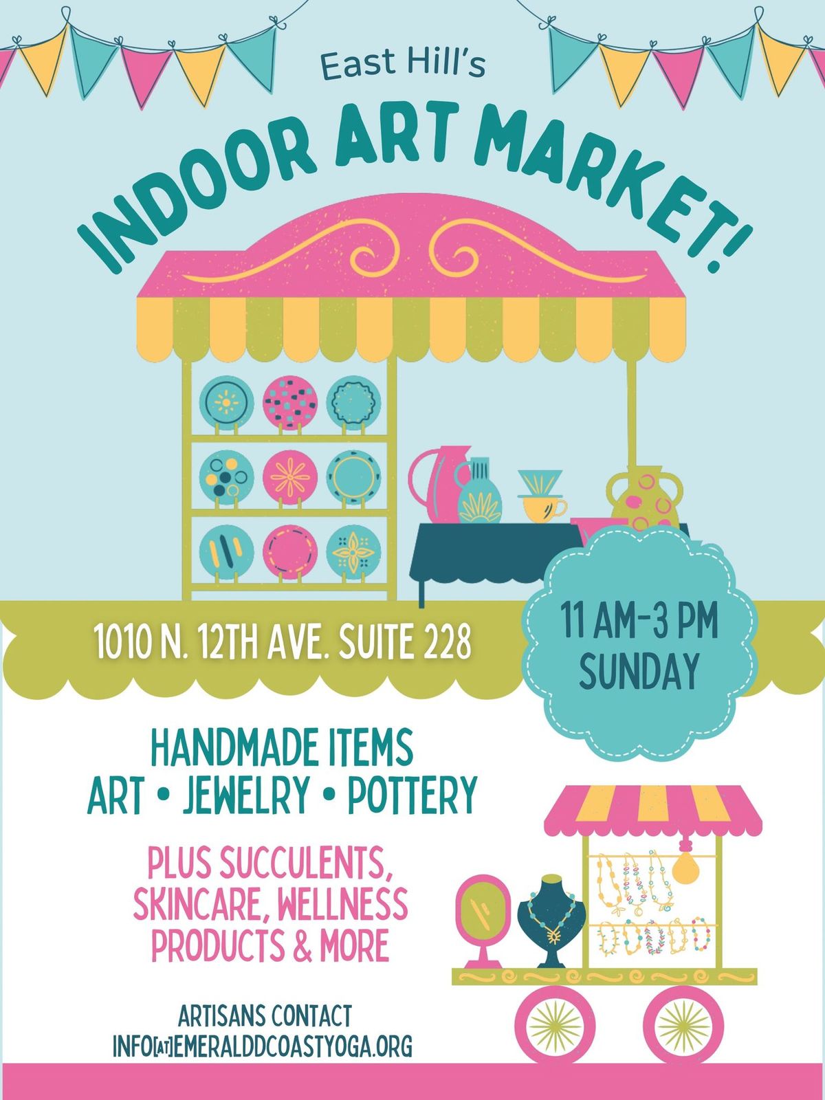 East Hill\u2019s Indoor Art Market!