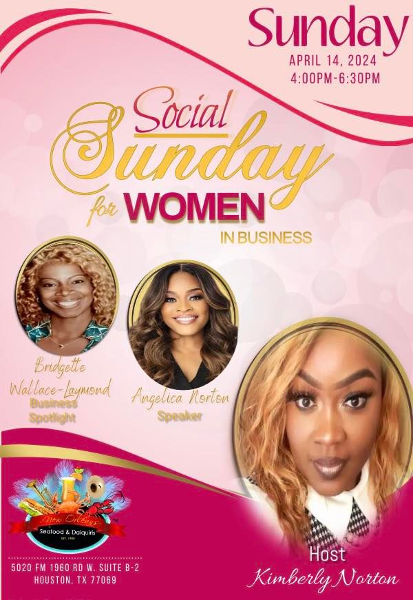 Social Sunday For Women In Business 