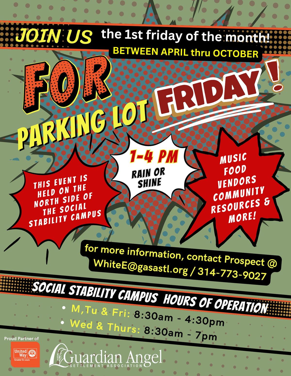 Parking Lot Friday ~ Community Resource Fair