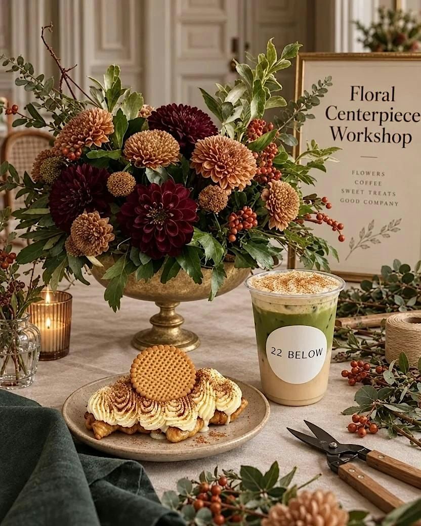 Fall Centerpiece Workshop, 22 Below, Salem, 7 November 2026