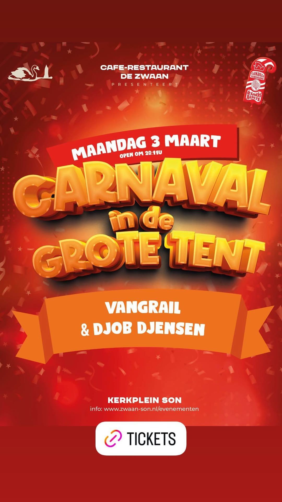 Carnaval in de tent (maandag)