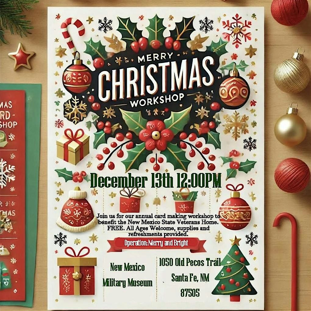 Operation Merry and Bright: Christmas Card Workshop