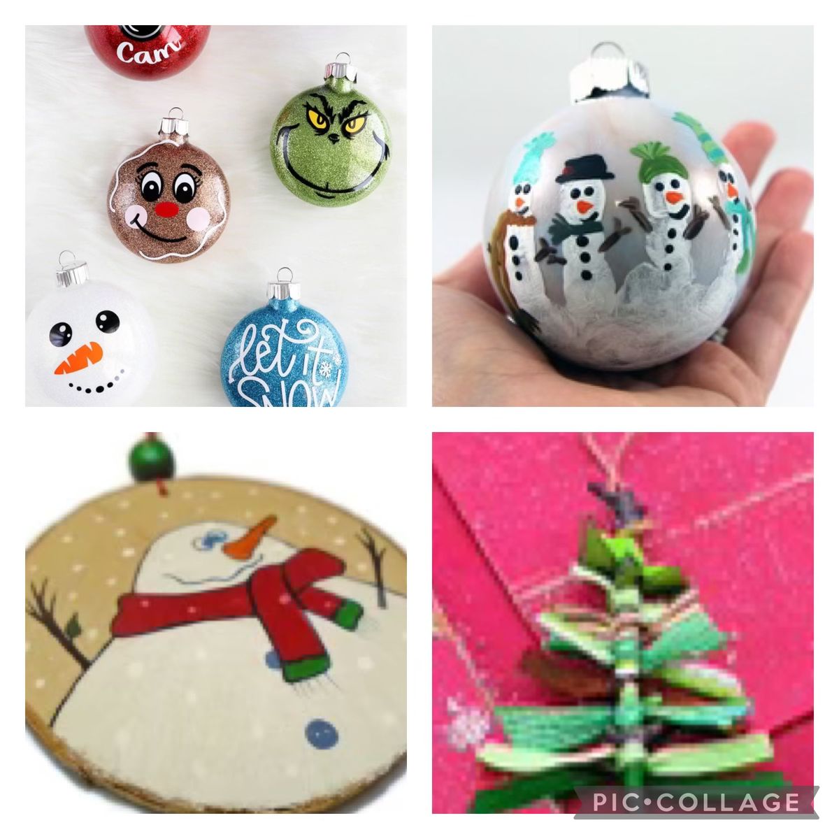 Annual Ornament Making Event - WEDNESDAY.                            12\/18 - K\/8 - $40 - 6-8pm