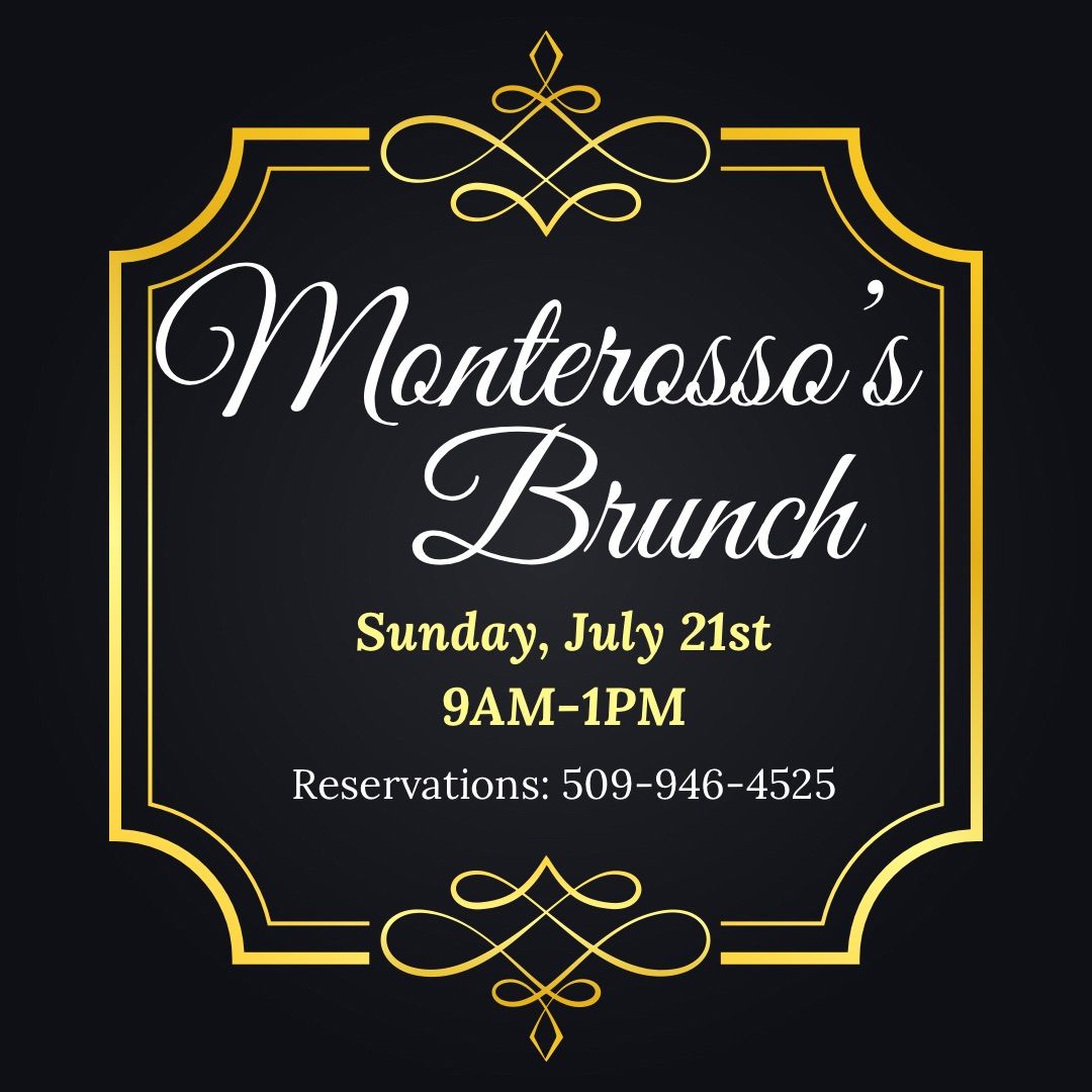 Sunday Brunch at Monterosso\u2019s!