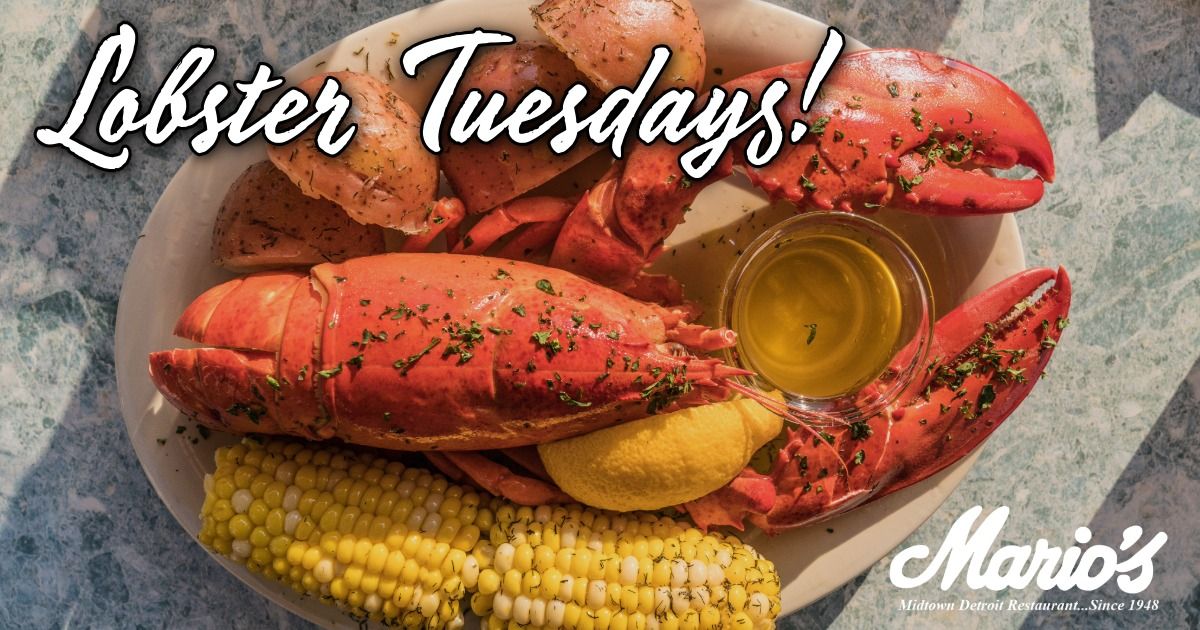 Lobster Tuesdays at Mario's!