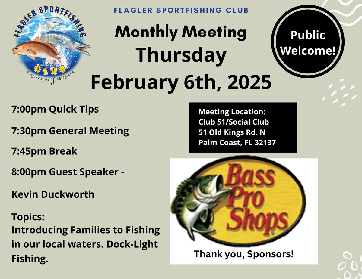 February Monthly Meeting 