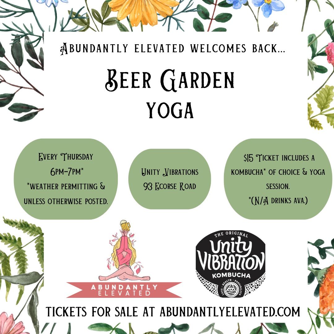 Beer Garden Yoga