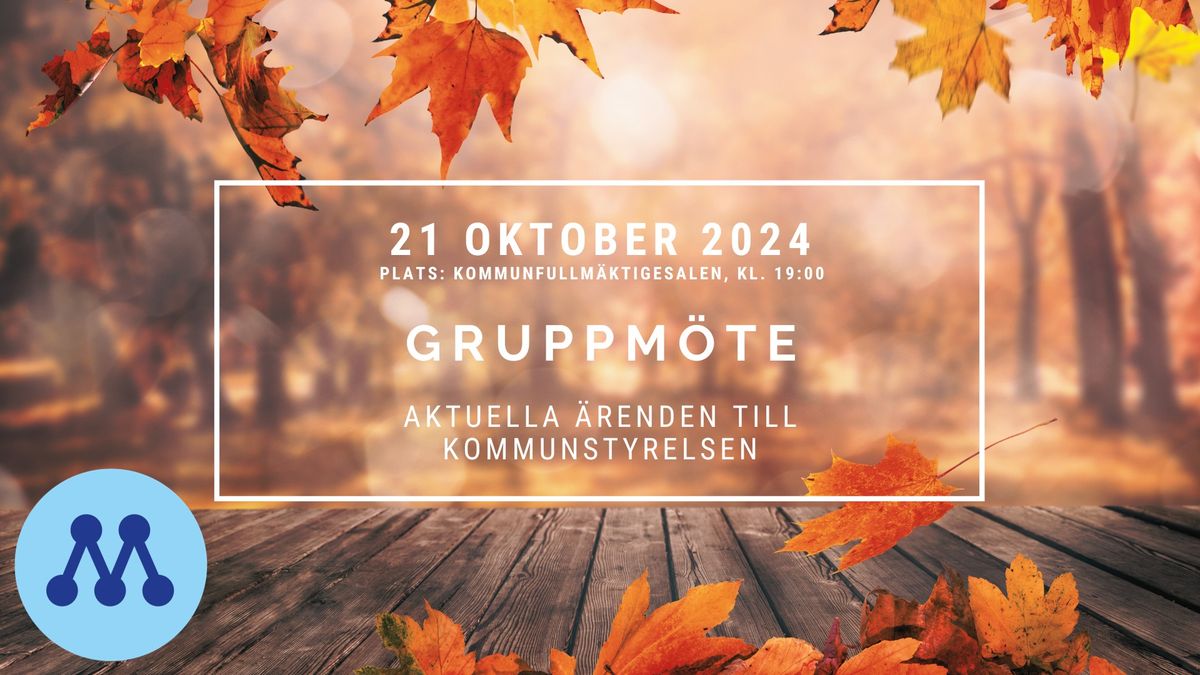 Gruppm\u00f6te 21 oktober 2024