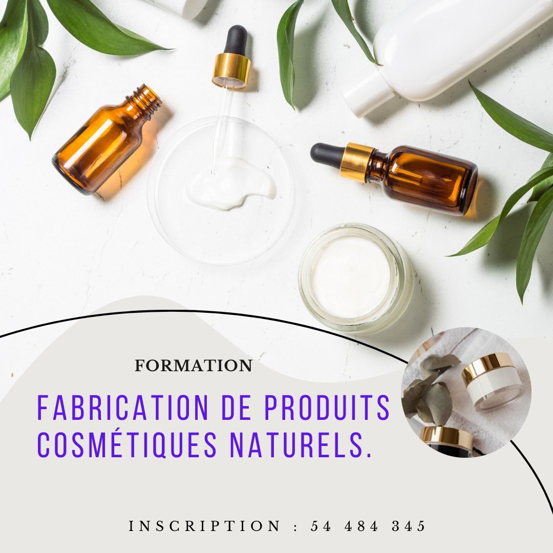 formation en pr\u00e9paration des produits cosm\u00e9tiques naturels 