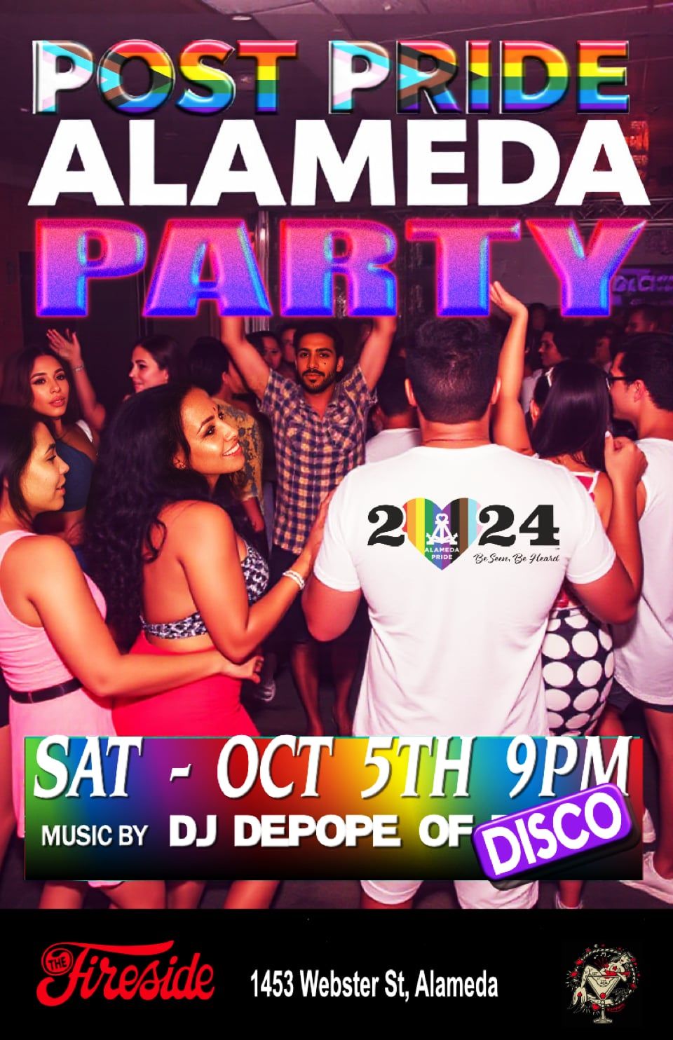 Post-Pride Alameda Party with DJ DePope of Disco