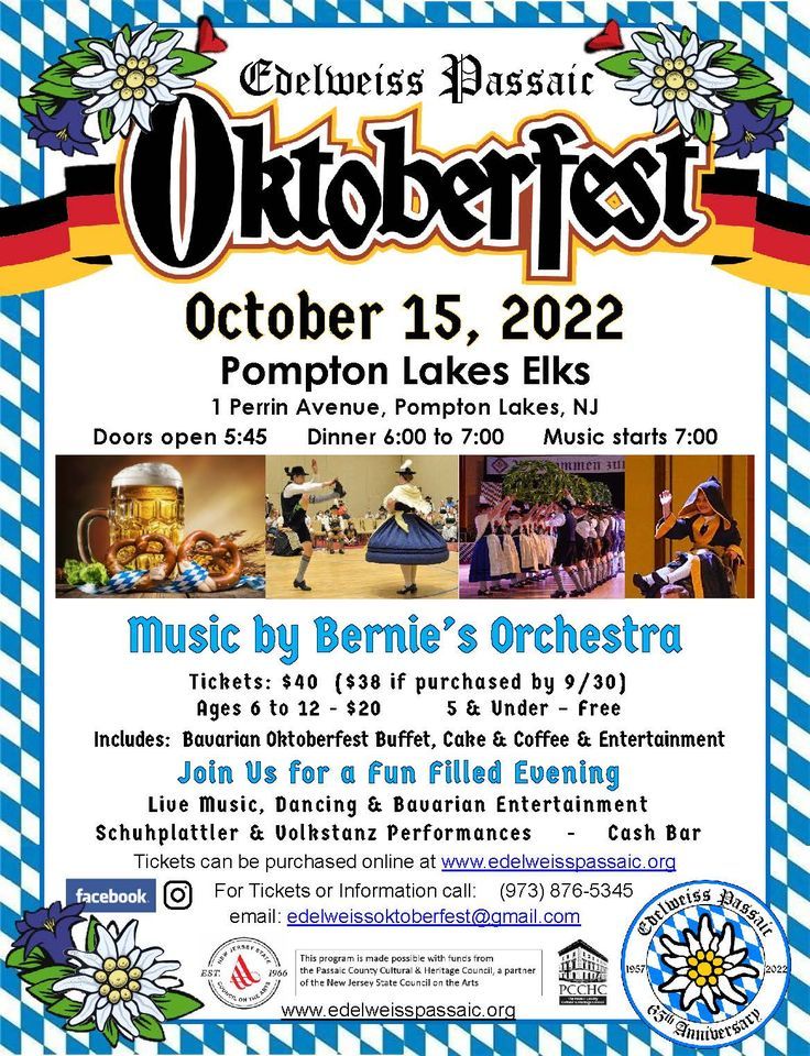 Oktoberfest 2022, Pompton Lakes Elks Lodge 1895, Deer Lake, 15 October