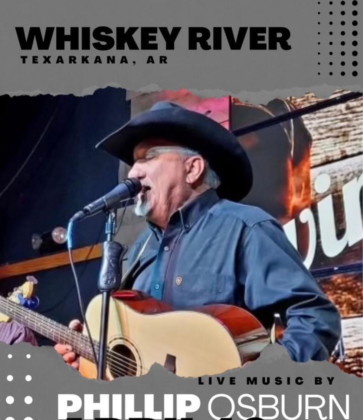 Phil Osburn live at Whiskey River