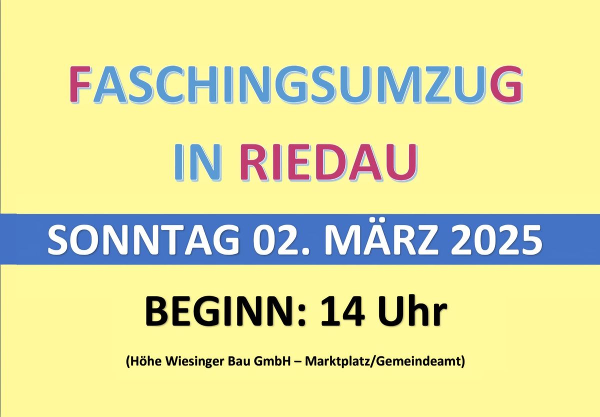 Faschingsumzug Riedau