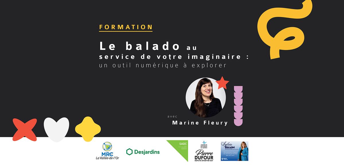 FORMATION - le balado au service de votre imaginaire: avec Marine Fleury