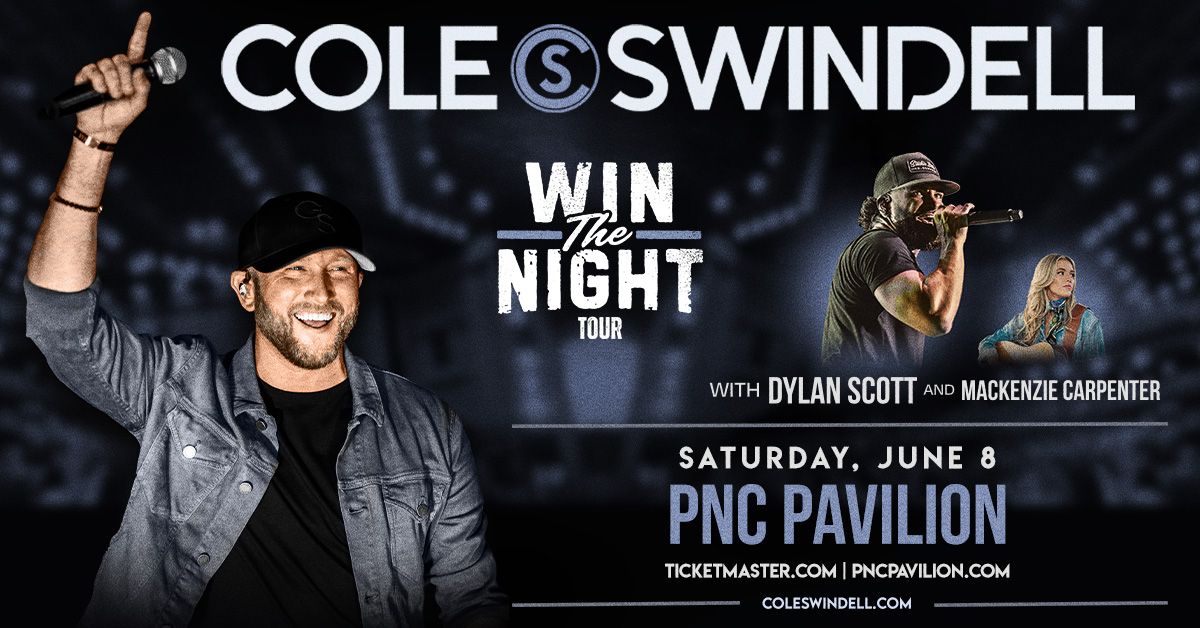Cole Swindell: Win The Night Tour 2024 with special guests Dylan Scott and Mackenzie Carpenter