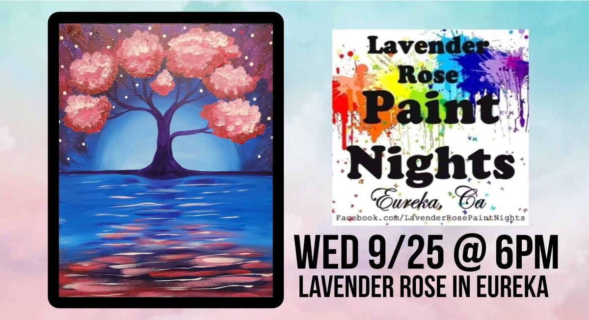 Whimsical Tree Paint Night at Lavender Rose in Eureka 