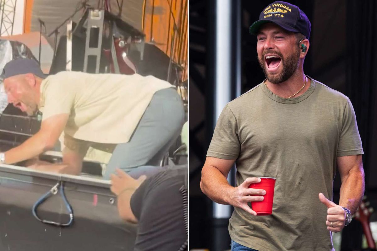 Kane Brown with Chris Lane