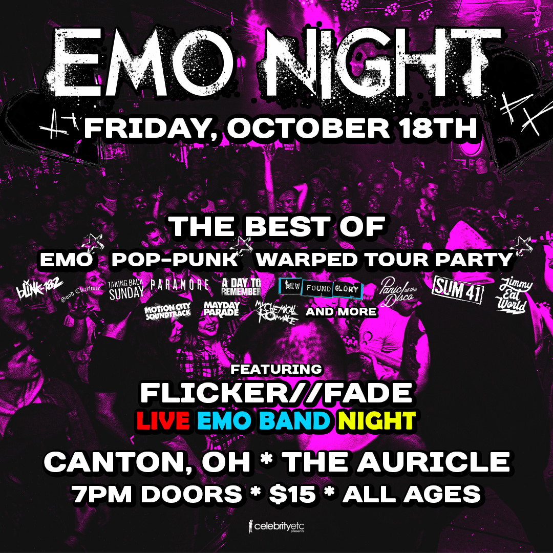 EMO NIGHT ft. Flicker\/\/Fade Live Emo Band Night