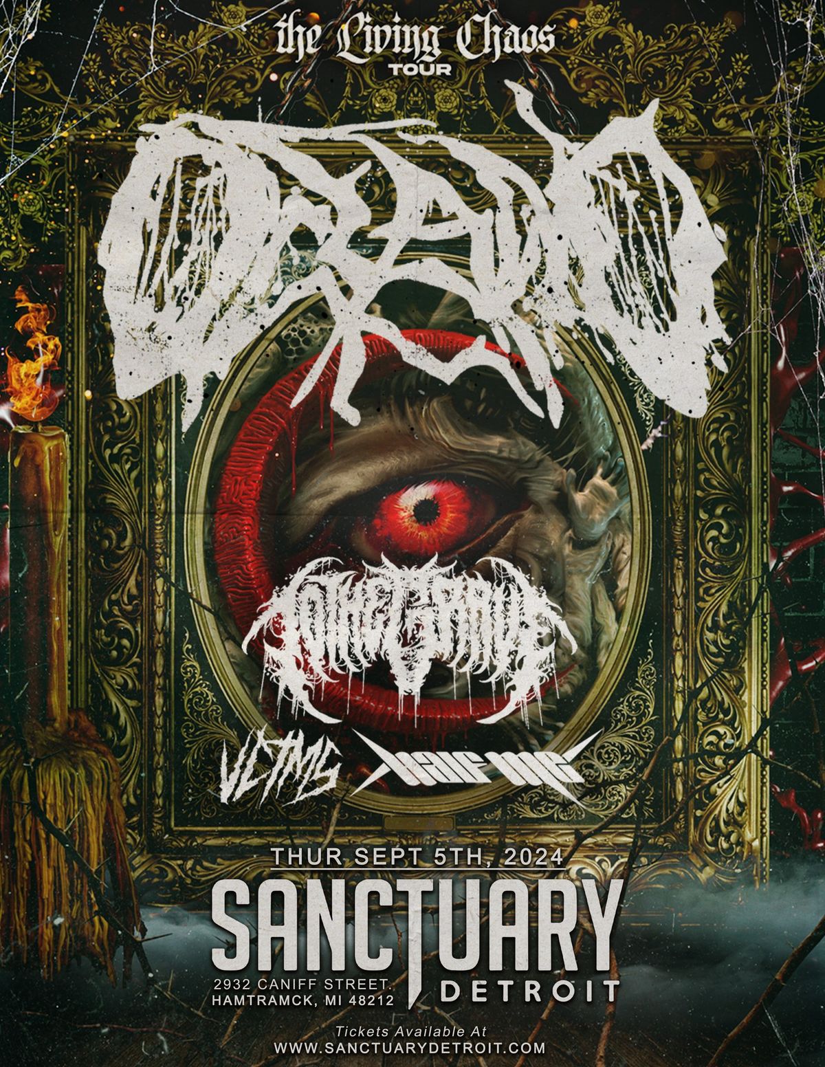 Oceano, To The Grave, Vctms, Half Me at The Sanctuary 9\/5