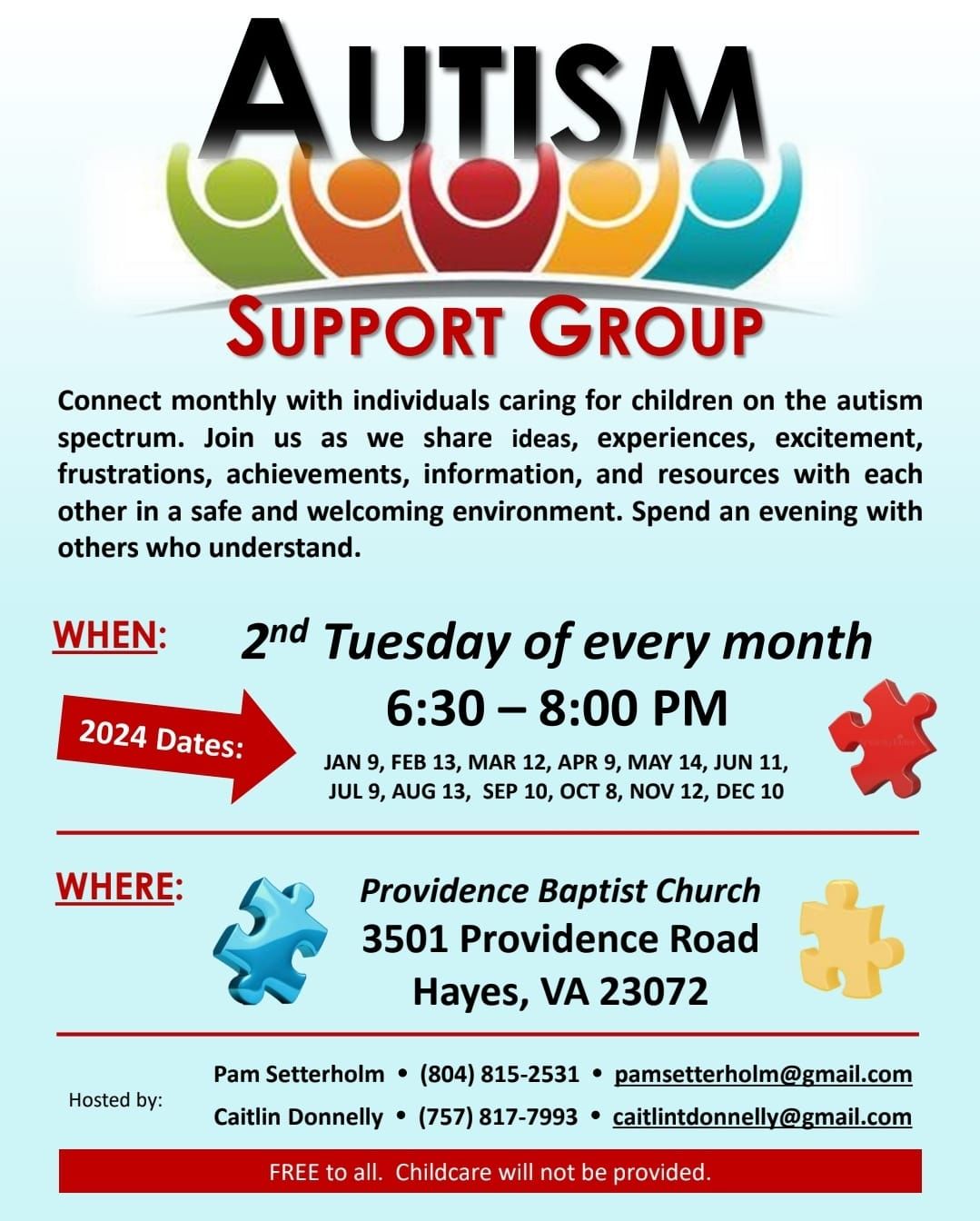 December Autism Support Group