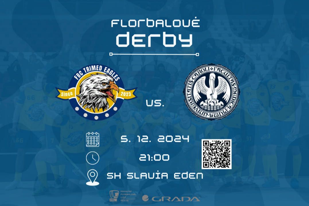 Florbalov\u00e9 derby 3. LF vs 1. LF